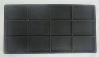 1pc Black Flocked Compartment Display Slots Inserts for Jewelry Cases and Trays