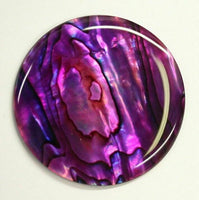 38mm Natural Paua Shell Purple Calibrated Round Cabochon Gemstones Gems Jewelry
