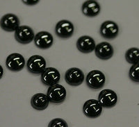 10pcs Hematite Round Calibrated Cabochon 3mm 4mm 5mm 6mm 7mm 8mm 10mm 12mm Gems