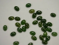6pcs 4x6 6x4 Nephrite Natural British Columbia BC Jade Calibrated Cabochon Gems