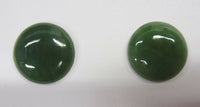 4pcs 10mm Round Natural British Columbia BC Nephrite Jade Cabochon Gemstones Cab