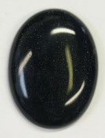 Blue Goldstone Oval Calibrated Cabochon 18x25 22x30 30x40 Gemstones Cabs Jewelry