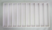 1pc White Flocked Compartment Display Slots Inserts for Jewelry Cases and Trays