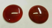 30mm Natural Carnelian Calibrated Round Cabochon Cab Gemstones Gems Jewelry