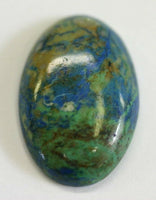 20x30mm Natural Oval Azurite Malachite 6mm thickness 28.0ct Arizona Jewelry Cabs