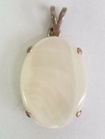 Paua Shell Abalone Mother of Pearl Sterling Silver Pendant 18x25 22x30 30x40