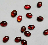 10pcs 4x6mm Natural Paua Shell Red Calibrated Oval Cabochon Gemstones Jewelry