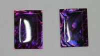 Paua Shell Abalone Rectangle Cabochon 18x25mm Blue Green Purple Red Cabs Gems