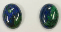 Natural Azurite Malachite Oval Cabochon 12x16 13x18 15x20 18x25 20x30 30x40 Gems