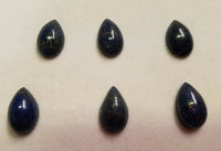 Lapis Lazuli Pear shape flat back High Quality Cabochon 8mmx13mm Gemstones