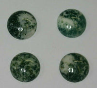 16mm Natural Tree Agate Calibrated Round Cabochon Gemstones Cab Gems Jewelry