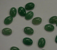 10pcs Aventurine Green Oval Calibrated Cabochon 4x6 5x7 6x8 7x9 8x10 10x12 10x14