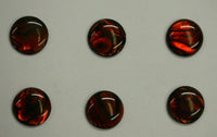 4pcs 6mm Natural Paua Shell Red Calibrated Round Cabochon Gemstones Gems Jewelry