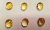 Citrine Oval flat back Cabochon High Quality 5x7 6x8 7x9 up to 12x16 sizes