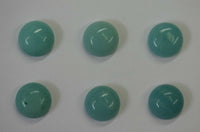 2pcs Natural Amazonite Round Calibrated Cabochon Gemstones 8mm 10mm Jewelry Gems