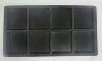 1pc Black Flocked Compartment Display Slots Inserts for Jewelry Cases and Trays
