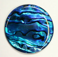 Blue Paua Shell Round Cabochon Calibrated 15mm 16mm 18mm 20mm 25mm 30mm 38mm