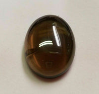 15x20mm Natural Smoky Quartz Oval Cabochon Gemstones Cab Gems Jewelry