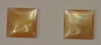 2pcs Pink Mussel Shell Calibrated Square Cabochon High Quality 6mm 8mm 10mm