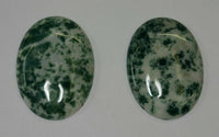 18x25mm Natural Tree Agate Calibrated Oval Cabochon Gemstones Gems Cab Jewelry