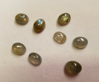 Labradorite Oval flat back Cabochon High Quality 7x9 8x10 9x11 up to 30x40 sizes