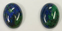 Natural Azurite Malachite Oval Cabochon 12x16 13x18 15x20 18x25 20x30 30x40 Gems