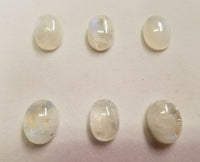 Rainbow Moonstone Oval flat back Cabochon High Quality 8x10 8x11 10x12 10x14