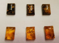 Natural Amber Rectangle Cabochon High Quality 7x9 8x10 8x12 10x14 sizes