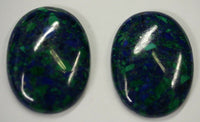 Natural Azurite Malachite Oval Cabochon 12x16 13x18 15x20 18x25 20x30 30x40 Gems