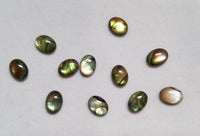 10pcs Paua Shell Abalone Oval Cabochon 4x6mm 5x7mm up to 10x14 Jewelry Cabochons