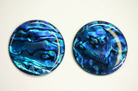 4 Blue Paua Shell Round Cabochon 4mm 5mm 6mm 7mm 8mm 10mm 12mm 14mm Cabs Gem