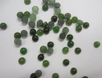 6pcs British Columbia Nephrite BC Jade Round Cabochon 4mm 5mm 6mm 7mm Gemstones