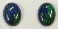 Natural Azurite Malachite Oval Cabochon 12x16 13x18 15x20 18x25 20x30 30x40 Gems