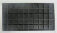 1pc Black Flocked Compartment Display Slots Inserts for Jewelry Cases and Trays