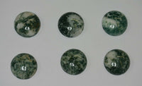 Lot of 2 Tree Agate Round Cabochon High Quality 8mm 10mm 12mm 14mm