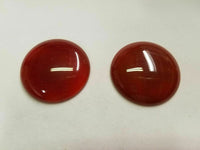 18mm Natural Carnelian Calibrated Round Cabochon Cab Gemstones Gems Jewelry
