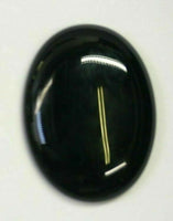 15x20mm Natural Black Onyx Calibrated Oval Cabochon Gemstones Gems Jewelry