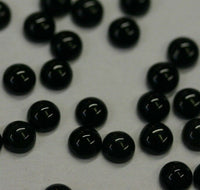 10pcs Black Onyx Round Calibrated Cabochon 3mm 4mm 5mm 6mm 7mm 8mm 10mm 12mm