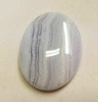 13x18mm Natural Blue Lace Agate Calibrated Oval Cabochon Cab Gemstones Gems