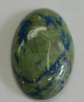 20x30mm Natural Oval Azurite Malachite 6mm thickness 26.5ct Arizona Jewelry Cabs