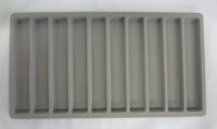 1pc Grey Flocked Compartment Display Slots Inserts for Jewelry Cases and Trays