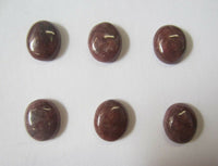 6pcs Rhodonite Calibrated Oval Cabochon 10x12 10x14 12x16 13x18 15x20 Gemstones