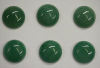 4pcs Natural Aventurine Green Round Calibrated Cabochon 12mm 14mm 18mm Gemstones