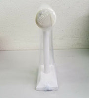 12"H T-bar Necklace Bracelet Display White Leatherette