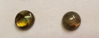 Labradorite Round flat back Cabochon High Quality 8mm 9mm 10mm sizes