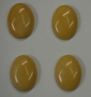 4pcs Aventurine Yellow Oval Calibrated Cabochon 15x20 High Quality Gemstones