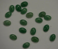 10pcs Aventurine Green Oval Calibrated Cabochon 4x6 5x7 6x8 7x9 8x10 10x12 10x14