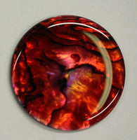 Red Paua Shell Round High Quality Cabochon Calibrated 16m 18mm 20m 38mm Gems