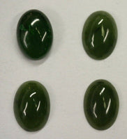 4pcs British Columbia Nephrite BC Jade Oval Cabochon 5x7 6x8 7x9 8x10 10x12 Gems