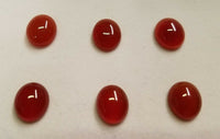 4pcs Carnelian Oval Calibrated Cabochon High Quality 10x14 12x16 13x18 15x20